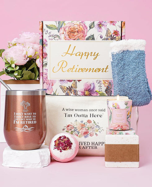 Retirement Gift Set for Women Coworker, Teacher, Doctor, Nurse, Boss